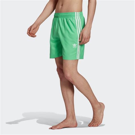 adidas shorts schwarz und weiße streifen|adidas Originals ADICOLOR 3.